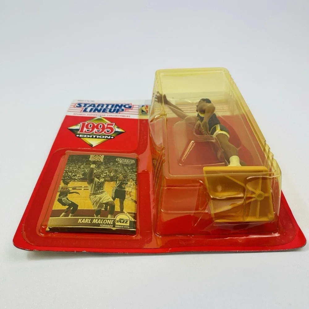1995 Starting Lineup Karl Malone Utah Jazz SLU Kenner Sports Figure
